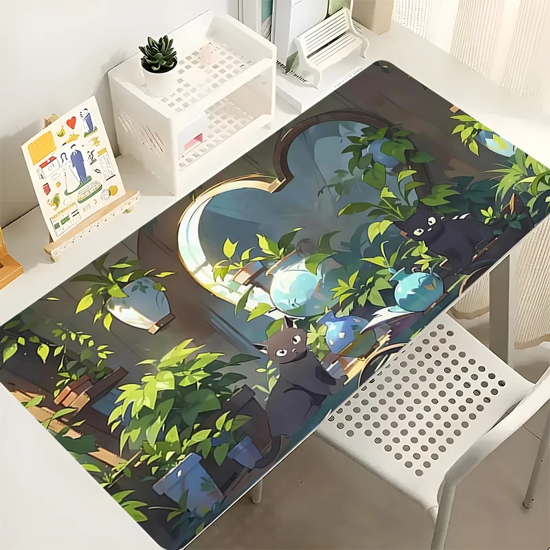 Kawaii Mouse Pad PC Cartoon Green Plants Cute Keyboard Pad Laptop Anime Lofi Black Cat Extended Desk Mouse Mat Gaming Mousepad
Kawaii Mouse Pad PC Cartoon Green Plants Cute Keyboard Pad Laptop Anime Lofi Black Cat Extended Desk Mouse Mat Gaming Mousepad