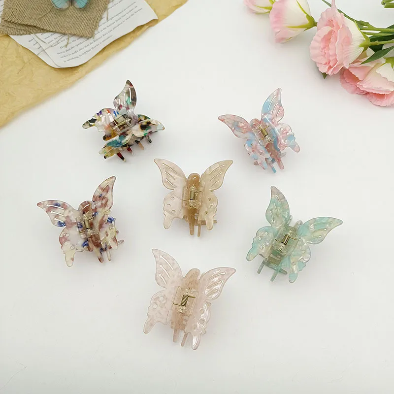 BYL New Butterfly Hair Clips Acetate Claw Clip French Style Sweet Gentle Temperament Shark Clip Hair Accessories for Women Girls
BYL New Butterfly Hair Clips Acetate Claw Clip French Style Sweet Gentle Temperament Shark Clip Hair Accessories for Women Girls