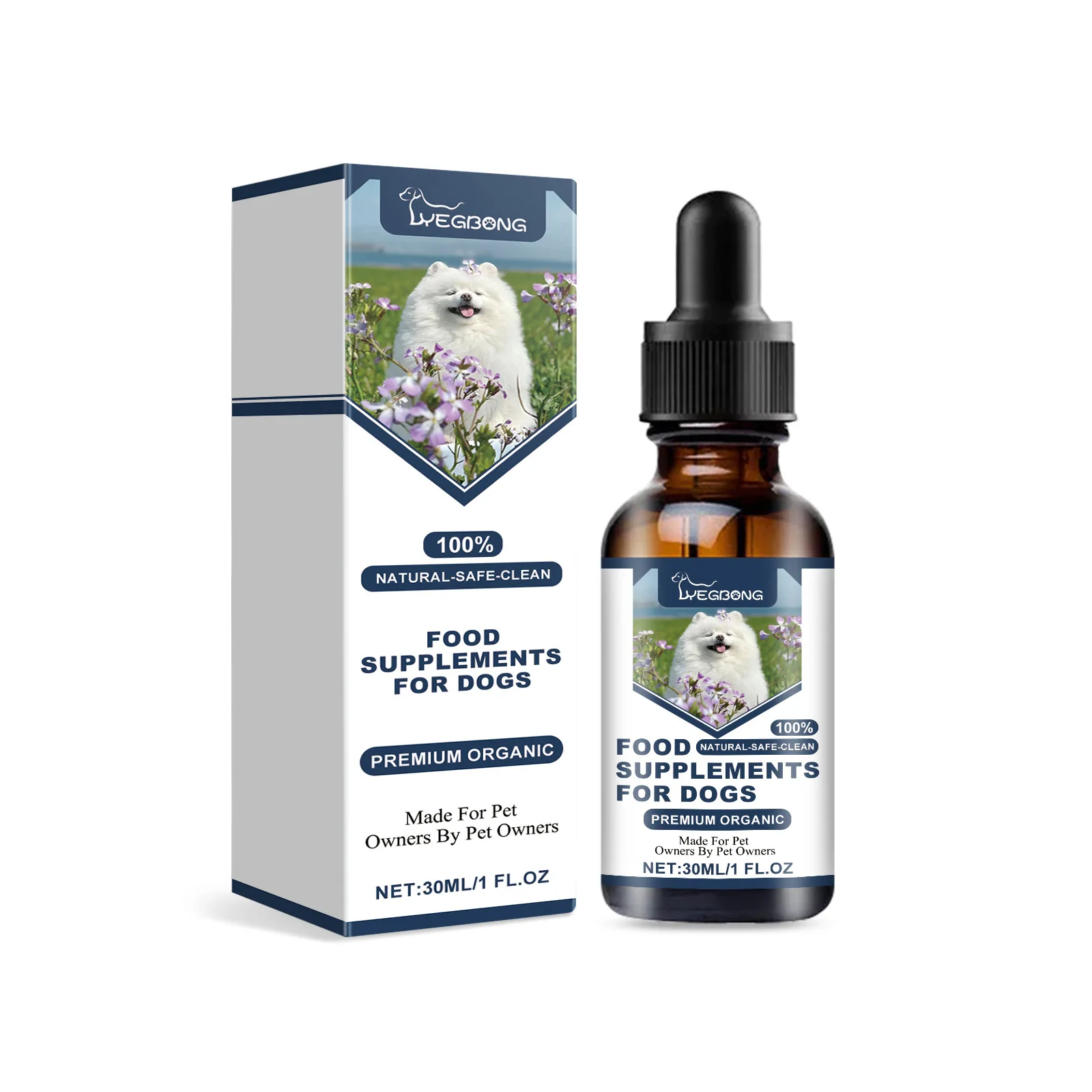 30ml Canine Vitality Booster, Sorbitol-Enriched Formula Enhances Immunity & Energy, Easy-Mix Food Supplement Drops
30ml Canine Vitality Booster, Sorbitol-Enriched Formula Enhances Immunity & Energy, Easy-Mix Food Supplement Drops