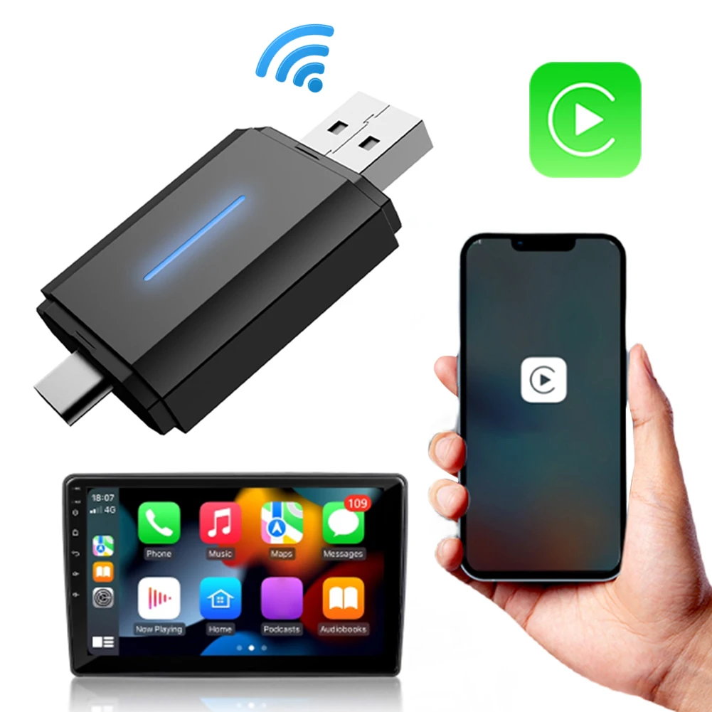 Беспроводной автомобильный адаптер Carplay Android USB автомобильный ключ Type-C/USB Plug & Play 2 в 1 Мини-бокс для проводного CarPlay/Andriod автомобильные автомобили
Беспроводной автомобильный адаптер Carplay Android USB автомобильный ключ Type-C/USB Plug & Play 2 в 1 Мини-бокс для проводного CarPlay/Andriod автомобильные автомобили