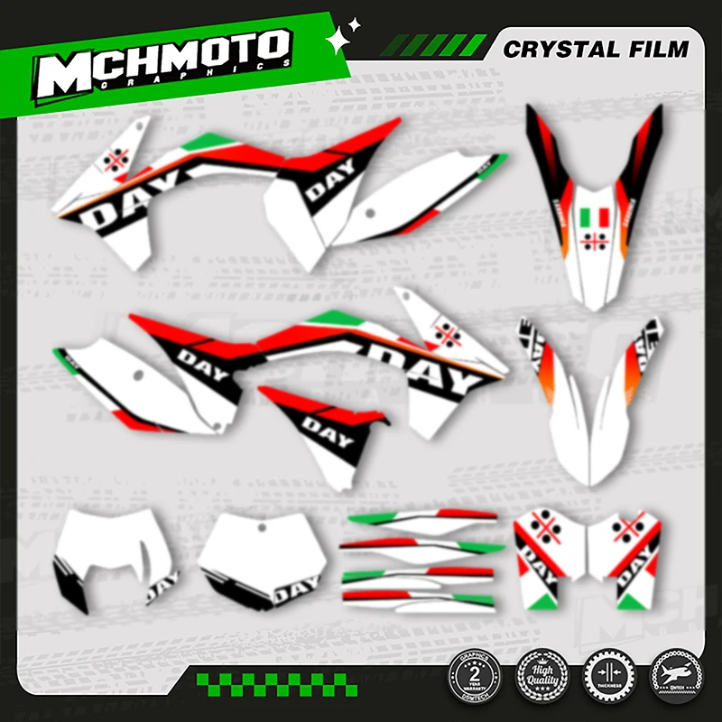 MCHMFG Full Set Motorcycle Graphics Background Decal Sticker Kits for KTM SX SXF 2011 2012 EXC XCW 2012 2013
MCHMFG Full Set Motorcycle Graphics Background Decal Sticker Kits for KTM SX SXF 2011 2012 EXC XCW 2012 2013