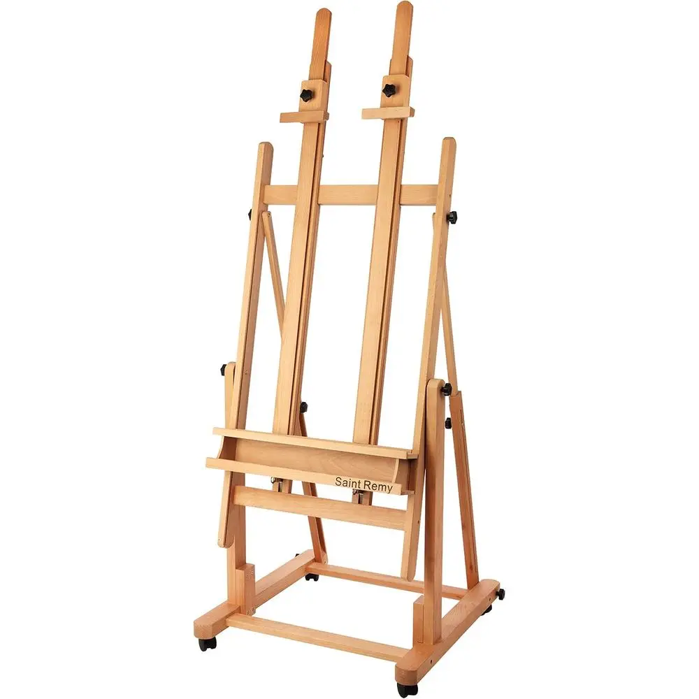 Durable Lightweight Art Easel with Adjustable Angle and Wheel or Ding and Painting - Oiled Chwood Finish - Ideal for Artist
Durable Lightweight Art Easel with Adjustable Angle and Wheel or Ding and Painting - Oiled Chwood Finish - Ideal for Artist