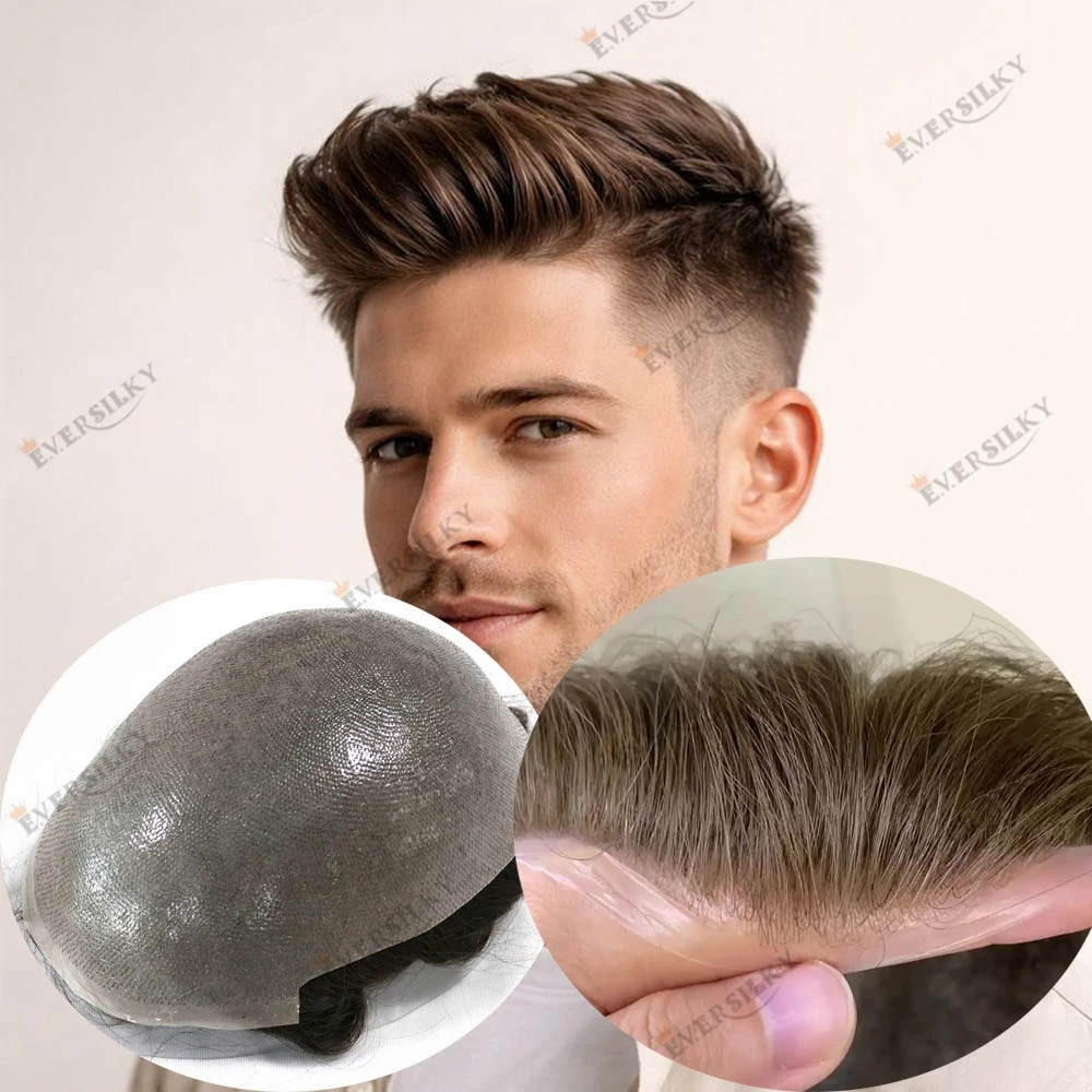 110% 130%Density Men’s Full Human Hair Micro Skin Vloop Natural Hairline Toupee System Blonde Brown Grey Hair 18# 22R for Bald
110% 130%Density Men’s Full Human Hair Micro Skin Vloop Natural Hairline Toupee System Blonde Brown Grey Hair 18# 22R for Bald