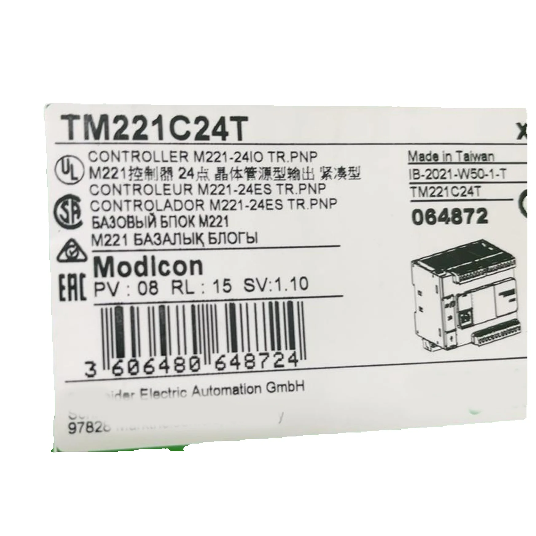 Controller PLC ,TM221C24R TM221C24T TM221CE24R TM221CE24T 100%Original NEW
Controller PLC ,TM221C24R TM221C24T TM221CE24R TM221CE24T 100%Original NEW