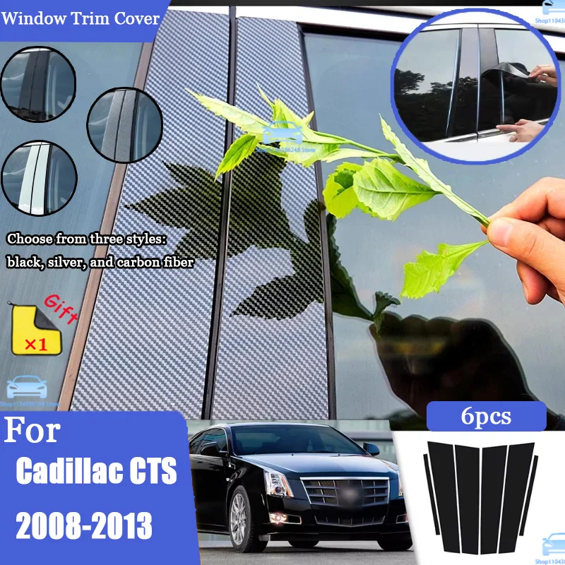 Glossy Black Silver Carbon Pillar Post For Cadillac CTS 2008-2013 Door Window Column BC Trim Sticker Cover Accessories
Glossy Black Silver Carbon Pillar Post For Cadillac CTS 2008-2013 Door Window Column BC Trim Sticker Cover Accessories