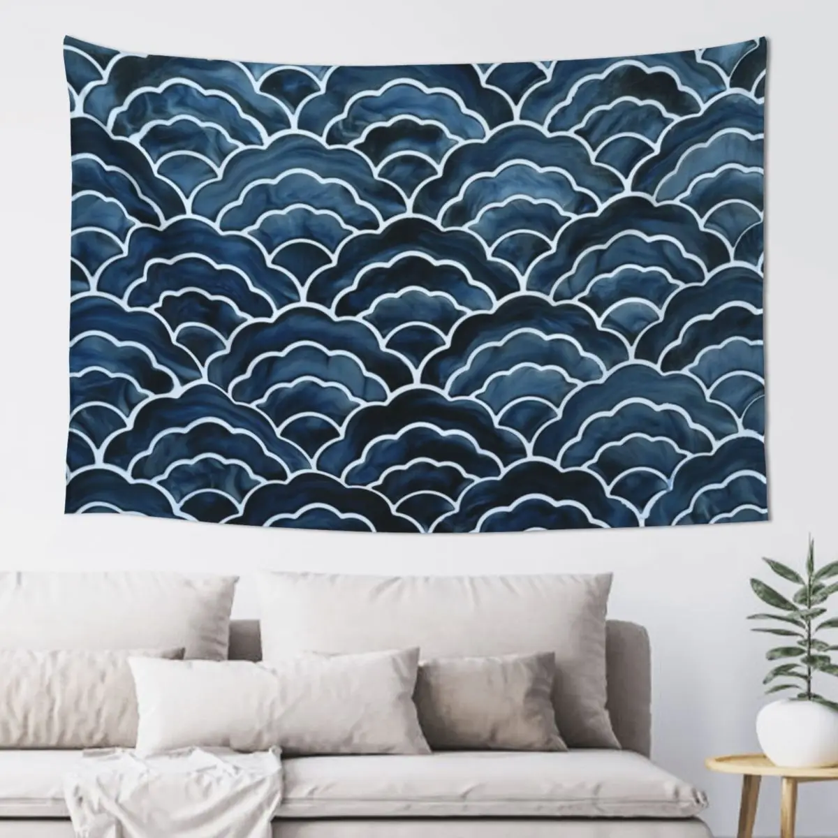 Wagara Traditional Japanese pattern design Kimono Wave Blue Tapestry Cute Decor Decorative Wall Mural Carpet Wall Tapestry
Wagara Traditional Japanese pattern design Kimono Wave Blue Tapestry Cute Decor Decorative Wall Mural Carpet Wall Tapestry