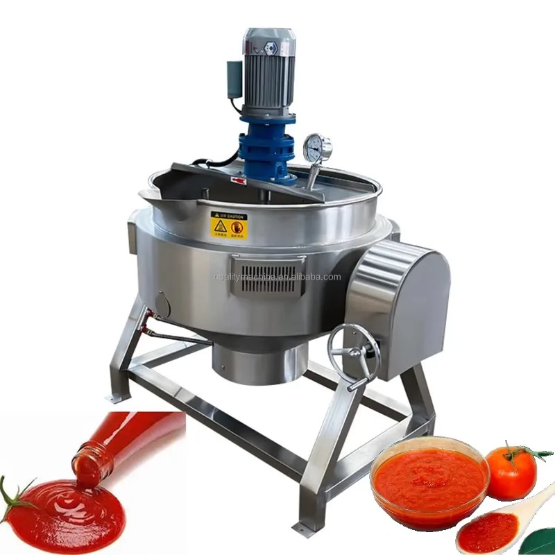 Electric Heating Jacketed Kettle With Stirring Function
Electric Heating Jacketed Kettle With Stirring Function