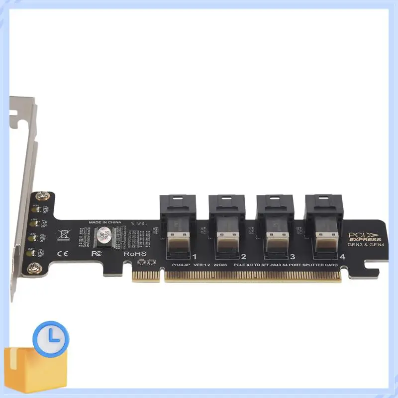 Popular NGFF PCI-E 16X To 4 Ports U.2 NVME Split Expansion Card SFF-8639/8643 NVME PCIE SSD Adapter For Mainboard SSD
Popular NGFF PCI-E 16X To 4 Ports U.2 NVME Split Expansion Card SFF-8639/8643 NVME PCIE SSD Adapter For Mainboard SSD