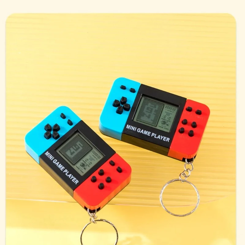 Classic Tetris Handheld Game Console Keychain Retro Portable Nostalgic Puzzle Toy for Men And Women
Classic Tetris Handheld Game Console Keychain Retro Portable Nostalgic Puzzle Toy for Men And Women