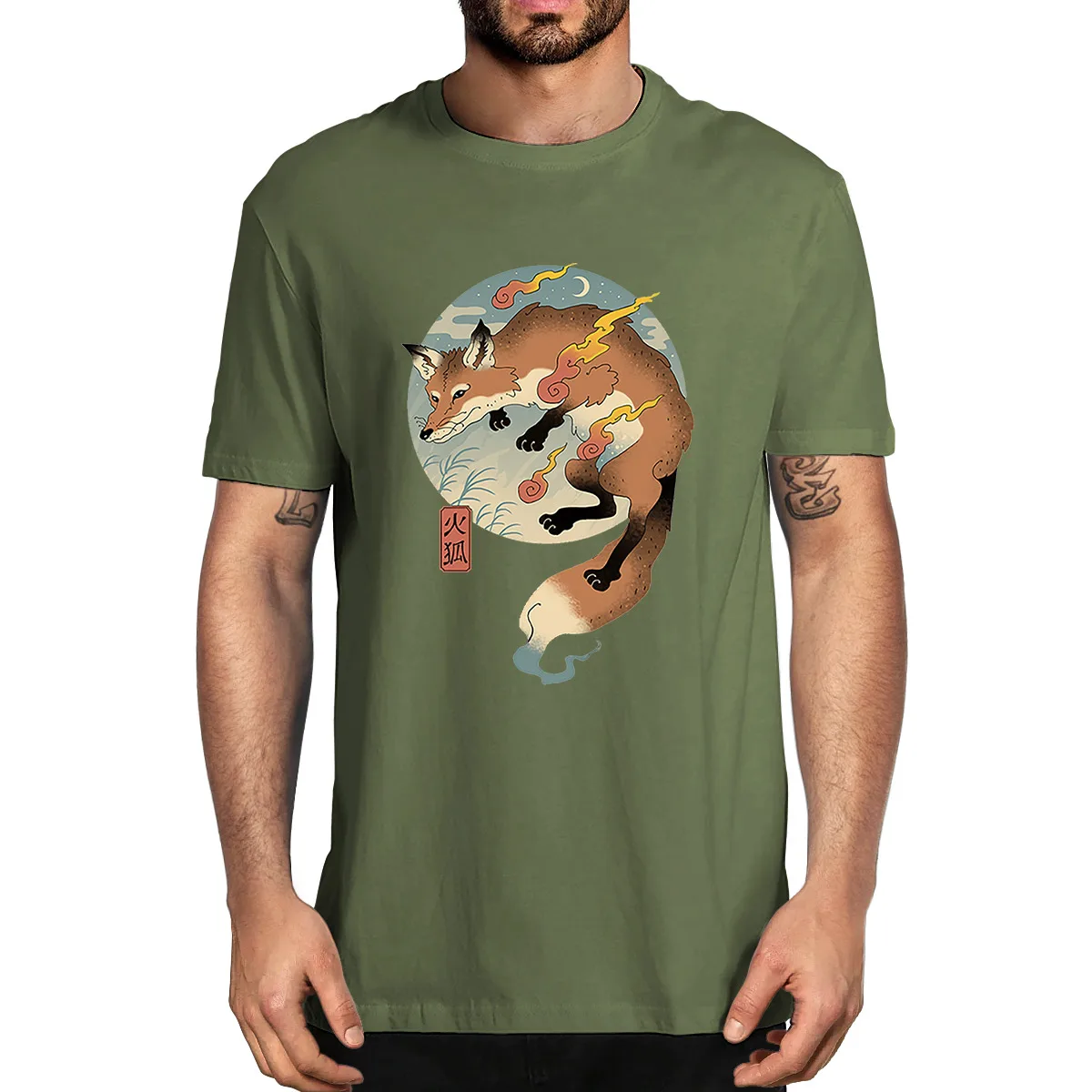 Unisex 100% Cotton Fire Cartoon Fox Japanese Print Kawaii Cute Summer Men's T-Shirt Casual Streetwear Harajuku Women Soft Tee
Unisex 100% Cotton Fire Cartoon Fox Japanese Print Kawaii Cute Summer Men's T-Shirt Casual Streetwear Harajuku Women Soft Tee