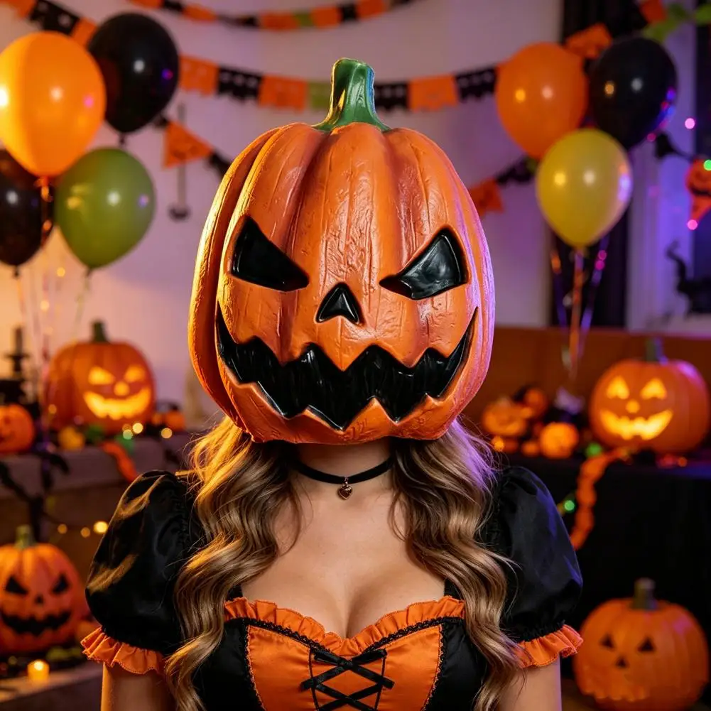 Realistic Halloween Pumpkin Mask Halloween Party Costume Accessory Halloween Pumpkin Mask Realistic Latex Full Head Costume
Realistic Halloween Pumpkin Mask Halloween Party Costume Accessory Halloween Pumpkin Mask Realistic Latex Full Head Costume