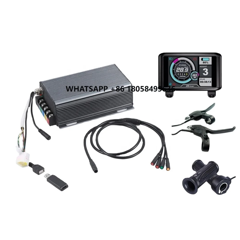 SVMC72150 UKC TFT Display Controller Svmc Series for 3000W DC Electric Bicycle Motor with BT Adapter 72V Rated 24V Voltage
SVMC72150 UKC TFT Display Controller Svmc Series for 3000W DC Electric Bicycle Motor with BT Adapter 72V Rated 24V Voltage