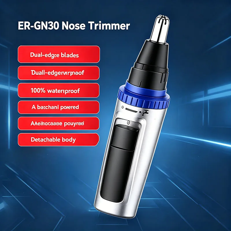 Panasonic ER-GN30 Nose Hair Trimmer Compact And Portable Dual Blade Ear Shaver Male And Female Waterproof Detachable Blade Body
Panasonic ER-GN30 Nose Hair Trimmer Compact And Portable Dual Blade Ear Shaver Male And Female Waterproof Detachable Blade Body