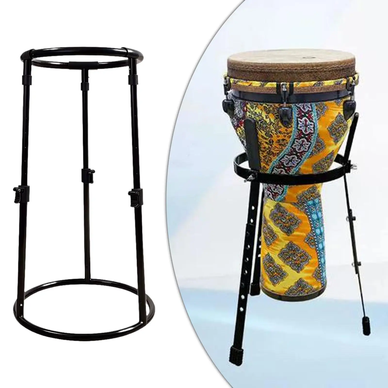 Adjustable Djembe Floor Stand Portable African Drum Holder Iron Percussion Stand with Stable Support for Adults and Beginners
Adjustable Djembe Floor Stand Portable African Drum Holder Iron Percussion Stand with Stable Support for Adults and Beginners