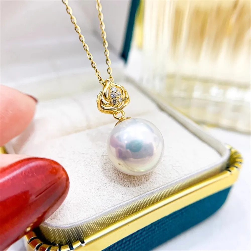DIY Pearl Accessories S925 Sterling Silver Pendant with Empty Support Gold Silver Necklace Pendant Fit 9-13mm Circle D142
DIY Pearl Accessories S925 Sterling Silver Pendant with Empty Support Gold Silver Necklace Pendant Fit 9-13mm Circle D142