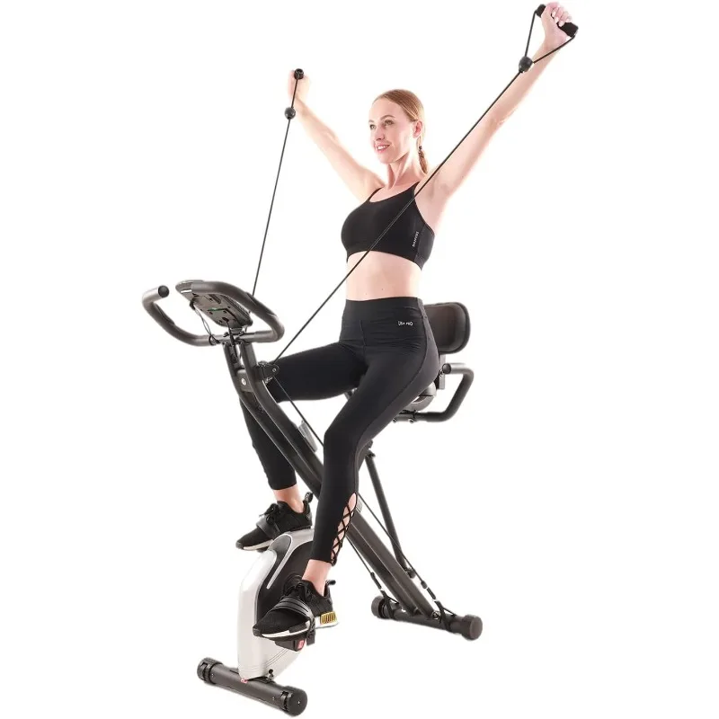 Foldable Fitness Exercise Bike, Magnetic Folding Indoor Exercise Bicycle, 2-in-1 Recumbent & Upright Stationary Bike with
Foldable Fitness Exercise Bike, Magnetic Folding Indoor Exercise Bicycle, 2-in-1 Recumbent & Upright Stationary Bike with