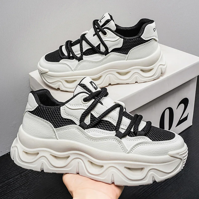 Men Air Cushion Platform Sneakers Campus Breathable Luxury Student Casual Trainers Fashion Men Running Tennis Sports Shoes 39-44
Men Air Cushion Platform Sneakers Campus Breathable Luxury Student Casual Trainers Fashion Men Running Tennis Sports Shoes 39-44