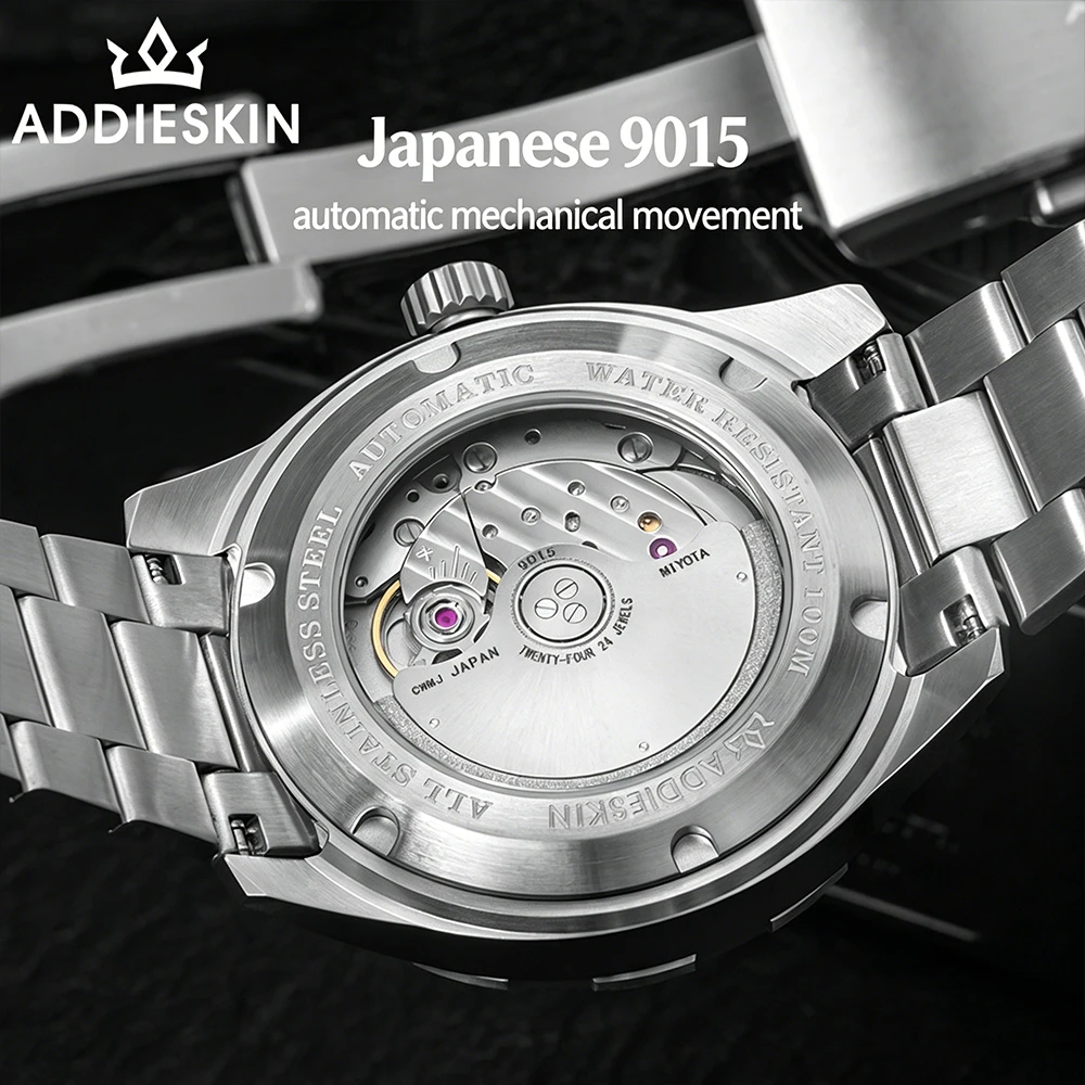 ADDIESKIN K006 Purple blue Crystallized Titanium Dial Automatic Mechanical Watch Sapphire Crystal BGW9 Luminous 200m Waterproof
ADDIESKIN K006 Purple blue Crystallized Titanium Dial Automatic Mechanical Watch Sapphire Crystal BGW9 Luminous 200m Waterproof