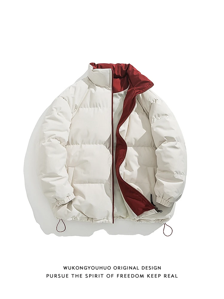 Теплая хлопковая куртка для мужчин с воротником-стойкой, свободного кроя, модная брендовая молодежная повседневная верхняя одежда
Теплая хлопковая куртка для мужчин с воротником-стойкой, свободного кроя, модная брендовая молодежная повседневная верхняя одежда