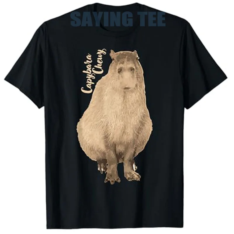 Capybara Chewy T-Shirt LorenZoo Y2k Design Graphic Outfit Humor Funny Cute Animal Print Saying Tee Short Sleeve Blouses Novelty
Capybara Chewy T-Shirt LorenZoo Y2k Design Graphic Outfit Humor Funny Cute Animal Print Saying Tee Short Sleeve Blouses Novelty