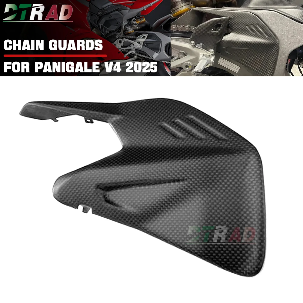 For DUCATI Panigale V4 V4S 2025 Carbon Fiber Accessories Motorcycle Front Swing Arm Chain Guard Protection Fairing Kits Matte
For DUCATI Panigale V4 V4S 2025 Carbon Fiber Accessories Motorcycle Front Swing Arm Chain Guard Protection Fairing Kits Matte