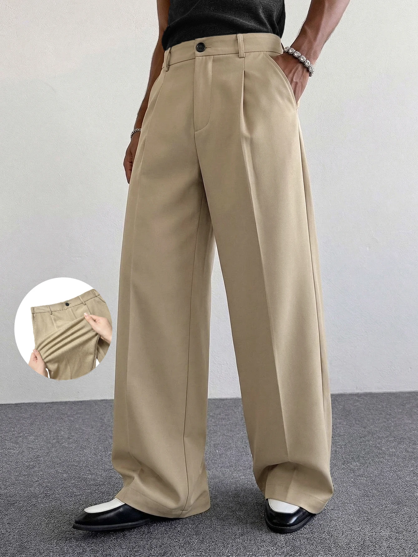 Casual Straight-Leg Pants For Men, Fashion Versatile Trousers, khaki Men Pants, Men Clothing Men Pants, Men Wide Leg Pants
Casual Straight-Leg Pants For Men, Fashion Versatile Trousers, khaki Men Pants, Men Clothing Men Pants, Men Wide Leg Pants