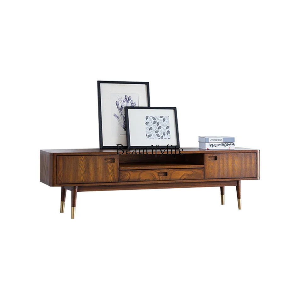 Nordic solid wood TV cabinet living room storage fashion multi-functional solid wood floor cabinet
Nordic solid wood TV cabinet living room storage fashion multi-functional solid wood floor cabinet