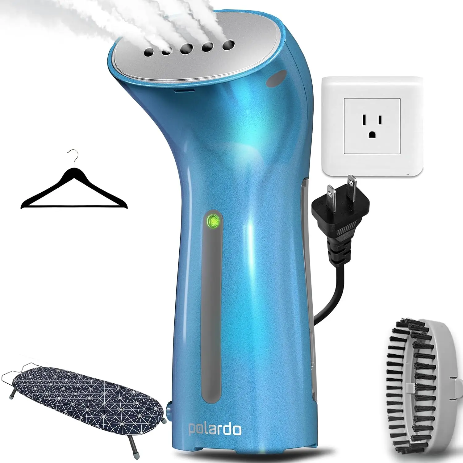 Portable Travel Garment Steamer, Metal Steam Head, 25s Heat Up, Pump System, Mini Handheld for All Fabrics, No Spitting, 120V
Portable Travel Garment Steamer, Metal Steam Head, 25s Heat Up, Pump System, Mini Handheld for All Fabrics, No Spitting, 120V