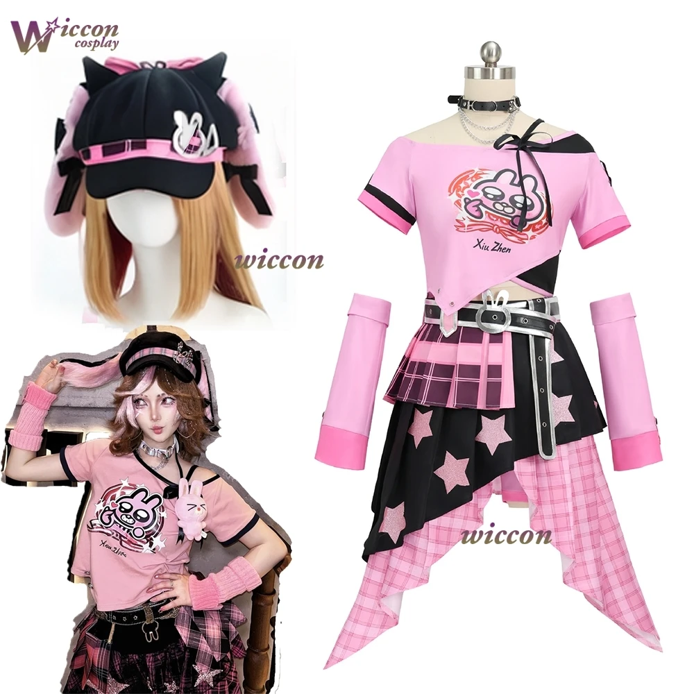 Game Identity V Demi Bourbon Cosplay Barmaid Costume bunny pink Uniform Halloween Carnival Party Christmas Play Role Clothes
Game Identity V Demi Bourbon Cosplay Barmaid Costume bunny pink Uniform Halloween Carnival Party Christmas Play Role Clothes