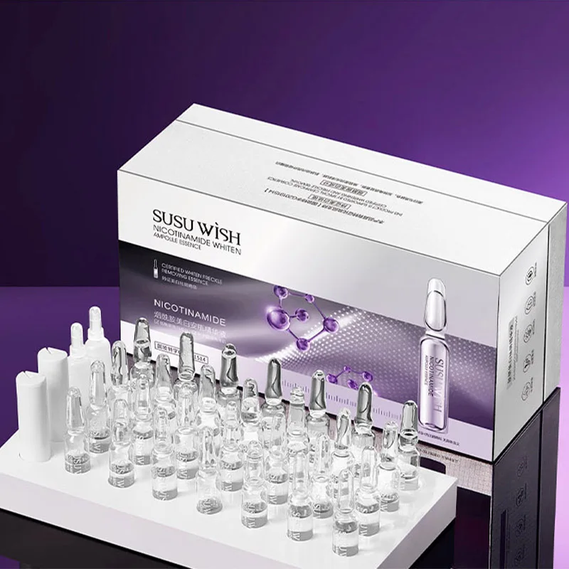 Увлажняющая и увлажняющая отбеливающая эссенция Fade Fine Lines Fade Fine Lines Никотинамид Отбеливающая эссенция 2 мл * 28 бутылок
Увлажняющая и увлажняющая отбеливающая эссенция Fade Fine Lines Fade Fine Lines Никотинамид Отбеливающая эссенция 2 мл * 28 бутылок