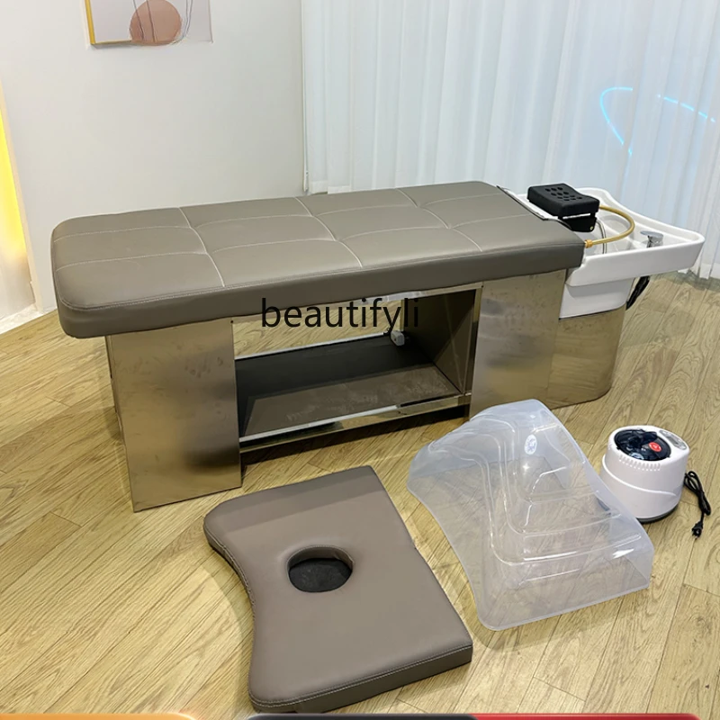 Massage massage hair treatment shampoo bed Beauty salon Water circulation fumigation integrated bed
Massage massage hair treatment shampoo bed Beauty salon Water circulation fumigation integrated bed