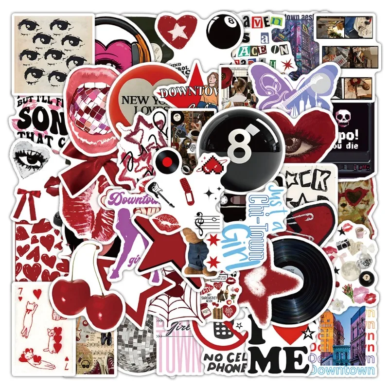 50 pcs cartoon retro Y2K graffiti sticker suitcase water cup stationery mobile laptop refrigerator decoration DIY sticker
50 pcs cartoon retro Y2K graffiti sticker suitcase water cup stationery mobile laptop refrigerator decoration DIY sticker