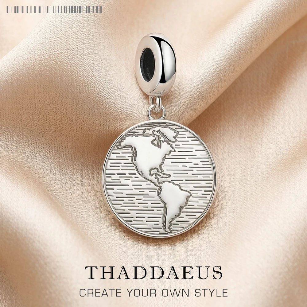 Dangle Charm Pendant Globe World Disc Europe Accessories Vintage Jewelry For Women Men Gift 925 Sterling Silver
Dangle Charm Pendant Globe World Disc Europe Accessories Vintage Jewelry For Women Men Gift 925 Sterling Silver