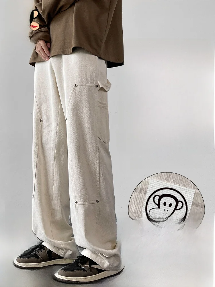 Мужские повседневные рабочие брюки Paul Frank American Style: новая осенняя коллекция, трендовые, свободные, прямого кроя, со средней посадкой, на молнии, для активного образа жизни
Мужские повседневные рабочие брюки Paul Frank American Style: новая осенняя коллекция, трендовые, свободные, прямого кроя, со средней посадкой, на молнии, для активного образа жизни