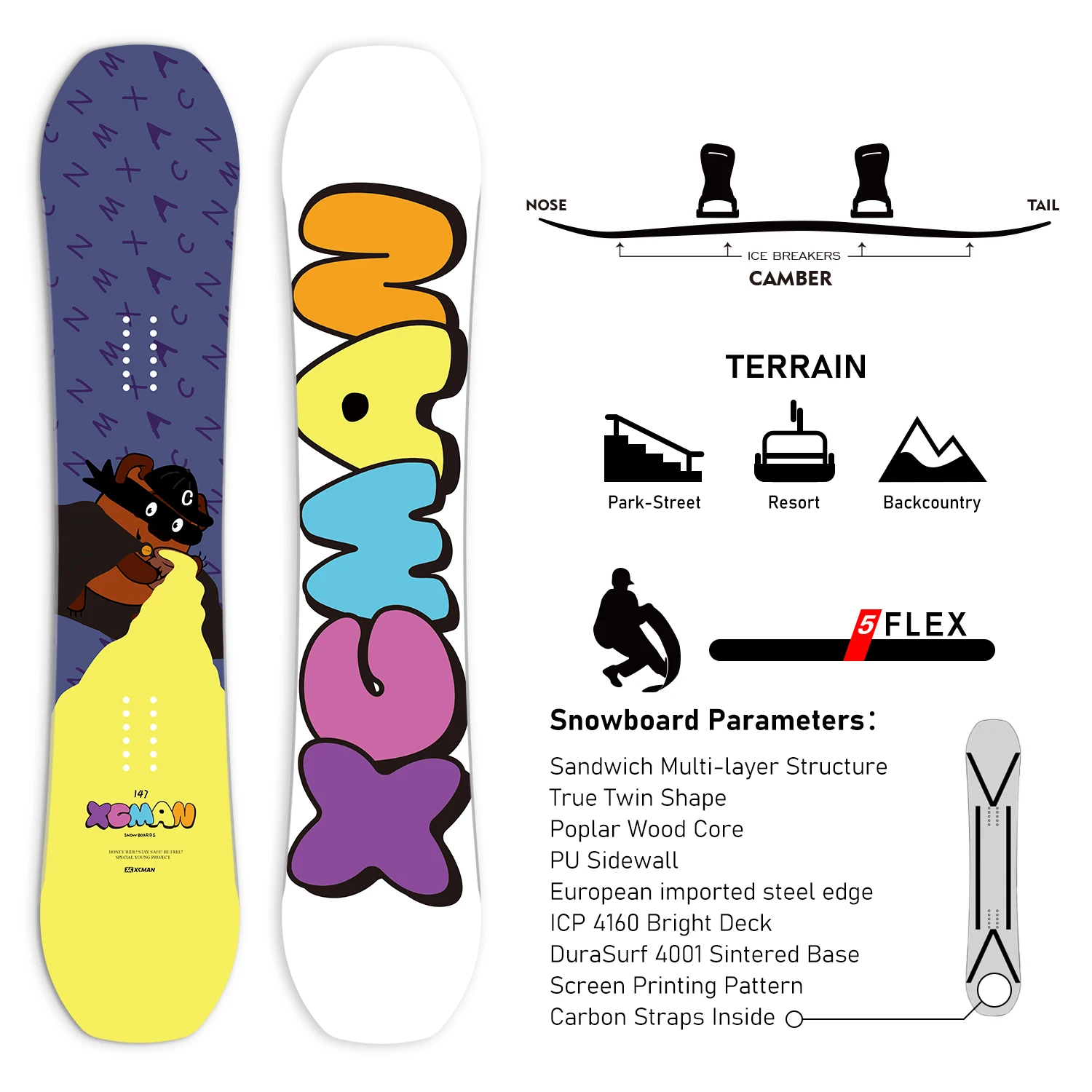 Durable Snowboard Set Full Snowboard Package With Bindings And Boots
Durable Snowboard Set Full Snowboard Package With Bindings And Boots