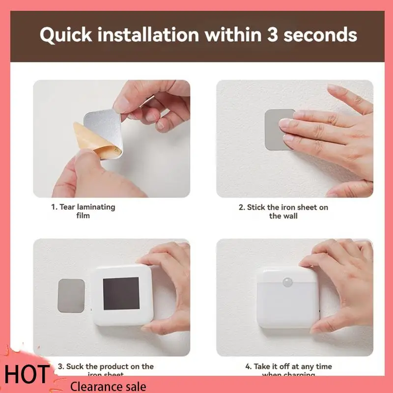 A88Z Motion Sensor Light Rechargeable LED Lamp For Bedroom Kitchen Stair Hallway Wardrobe Cupboard Lighting
A88Z Motion Sensor Light Rechargeable LED Lamp For Bedroom Kitchen Stair Hallway Wardrobe Cupboard Lighting