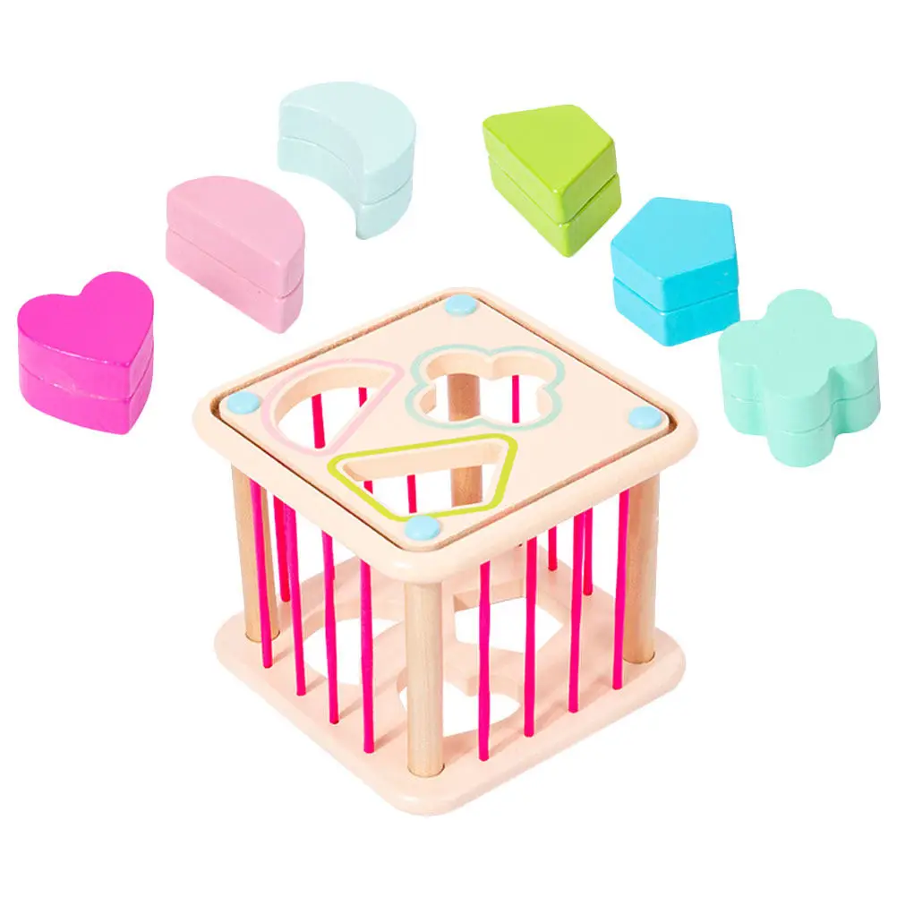 1Set Wooden Sensory Blocks Colorful Children Plaything Shape Sorter Educational Kids Concentration Development Compact Funny
1Set Wooden Sensory Blocks Colorful Children Plaything Shape Sorter Educational Kids Concentration Development Compact Funny