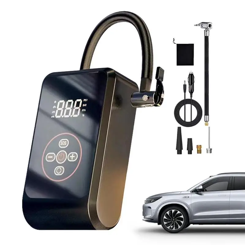 Портативный насос для шин, насос высокого давления для колес, многофункциональный воздушный компрессор, насос для накачивания шин для автомобиля, велосипеда, мяча 
Портативный насос для шин, насос высокого давления для колес, многофункциональный воздушный компрессор, насос для накачивания шин для автомобиля, велосипеда, мяча