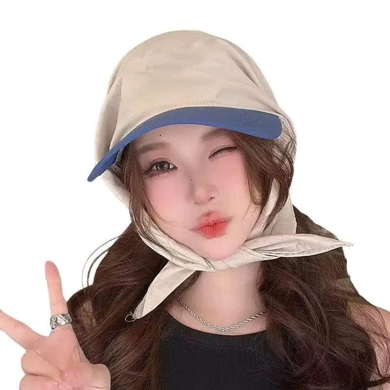 Women Lightweight Sun Hat Contrast Brim UV Protection Breathable Headscarf for Gardening Commute Outdoor Use
Women Lightweight Sun Hat Contrast Brim UV Protection Breathable Headscarf for Gardening Commute Outdoor Use