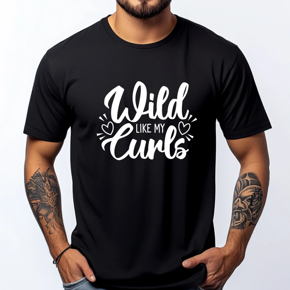 Wild Like My Curls Toddler Curly Hair Teeshirt Mens T Shirt Korean Fashion Short Sleeve T-Shirt Casual
Wild Like My Curls Toddler Curly Hair Teeshirt Mens T Shirt Korean Fashion Short Sleeve T-Shirt Casual