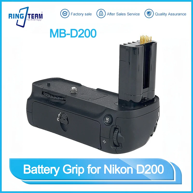 MB-D200 SLR Camera Battery Grip Dual EN-EL3e Compatible with Nikon D200 Non-Slip Comfortable Design for Studio And Daily Vlog
MB-D200 SLR Camera Battery Grip Dual EN-EL3e Compatible with Nikon D200 Non-Slip Comfortable Design for Studio And Daily Vlog