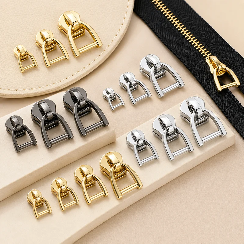 10-30Pcs 3#-10# Metal Zipper Sliders D Ring Zip Puller Heads for Bag Pocket Wallet Repair Sewing Replacement Accessories Kit DIY
10-30Pcs 3#-10# Metal Zipper Sliders D Ring Zip Puller Heads for Bag Pocket Wallet Repair Sewing Replacement Accessories Kit DIY