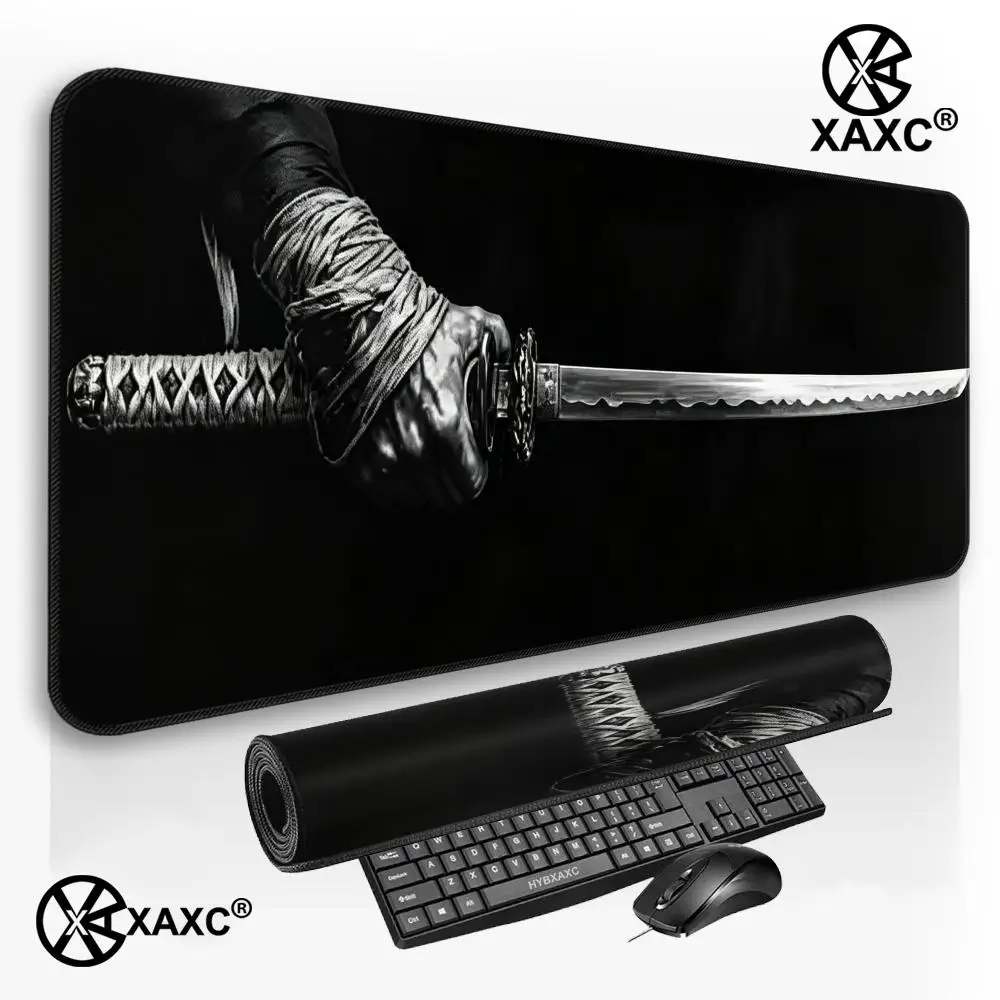 Large Samurai Sword Mouse Pad Non-Slip Washable Keyboard Desk Mat for Computer Gamers Office Stitched Edge HYBXXC
Large Samurai Sword Mouse Pad Non-Slip Washable Keyboard Desk Mat for Computer Gamers Office Stitched Edge HYBXXC