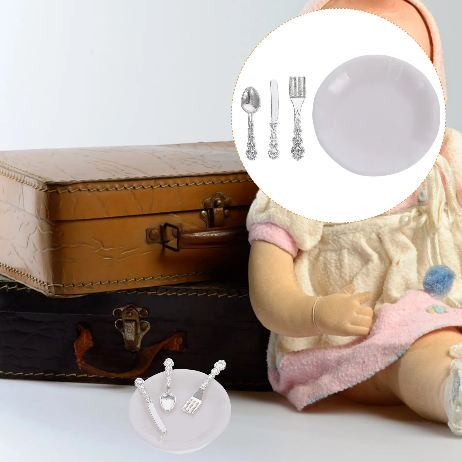 6Sets Mini Tableware Decoration High-Durability ABS Alloy Set for Mini House Interior Stylish Realistic Tableware Ornament
6Sets Mini Tableware Decoration High-Durability ABS Alloy Set for Mini House Interior Stylish Realistic Tableware Ornament