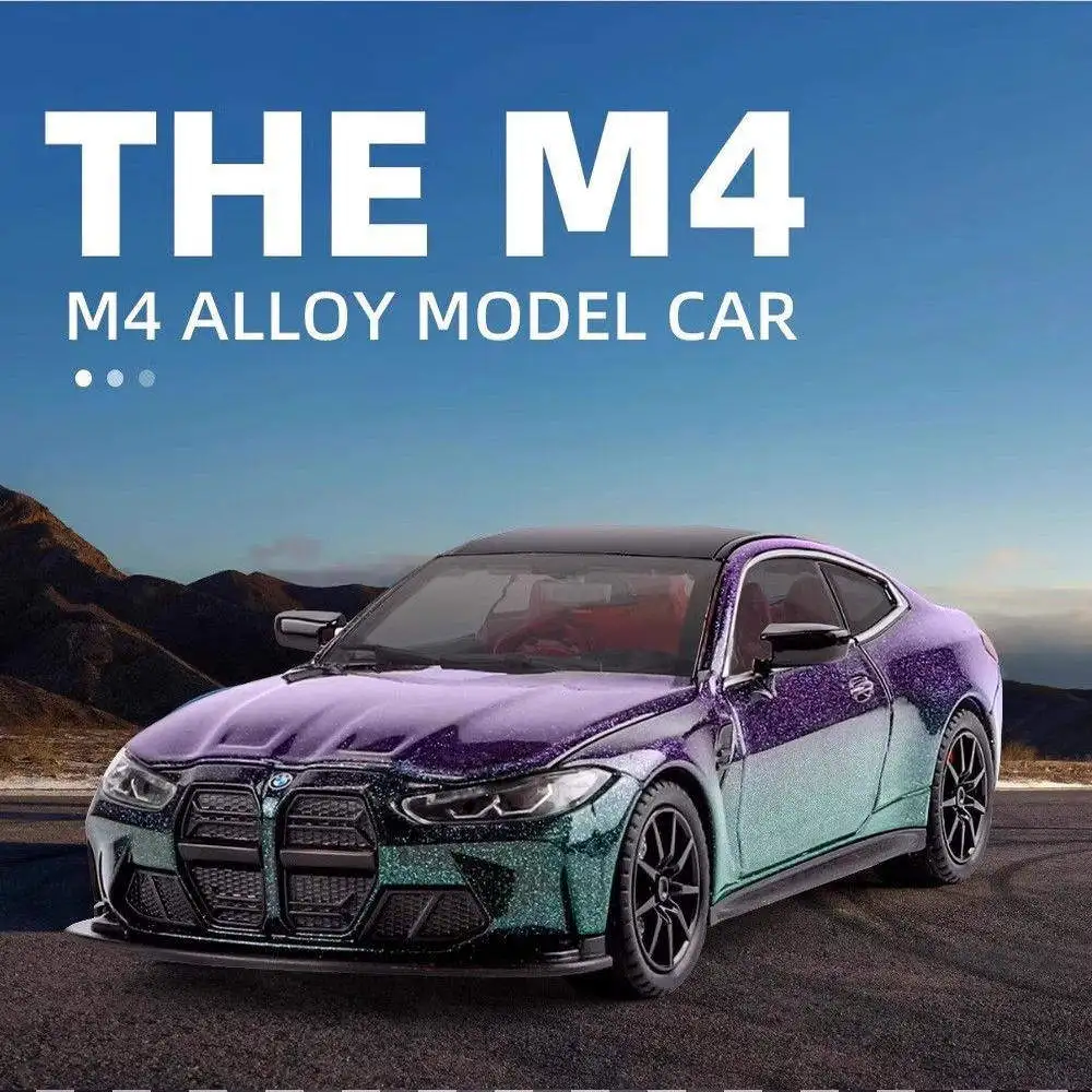 1:24 M4 Coupe Sports Car Simulation Diecast Metal Alloy Model Car Sound Light Pull Back Collection Kids Toy Gift
1:24 M4 Coupe Sports Car Simulation Diecast Metal Alloy Model Car Sound Light Pull Back Collection Kids Toy Gift
