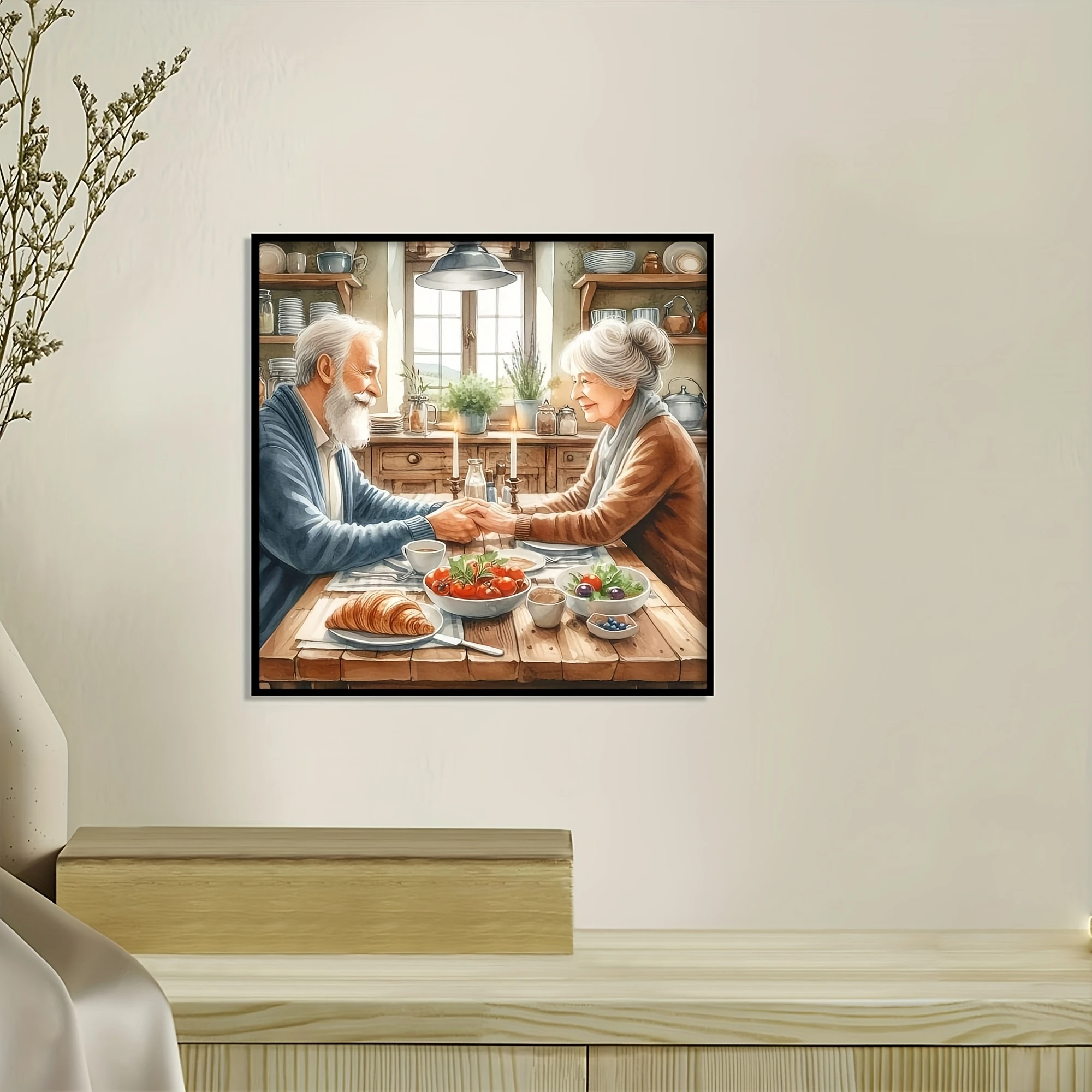 500PCS/1024 PCS Jigsaw Puzzles Candlelight Dinner Elderly Couples Relaxing Family Activity Games for Room Home Decor Frameless
500PCS/1024 PCS Jigsaw Puzzles Candlelight Dinner Elderly Couples Relaxing Family Activity Games for Room Home Decor Frameless