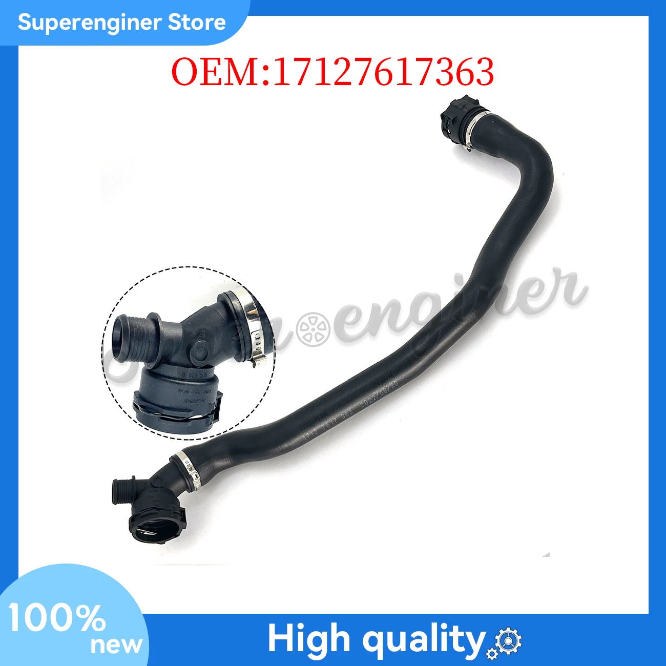 17127617363 Резиновый шланг радиатора для BMW 1/2 серии MINI X1 118I 218I
17127617363 Резиновый шланг радиатора для BMW 1/2 серии MINI X1 118I 218I
