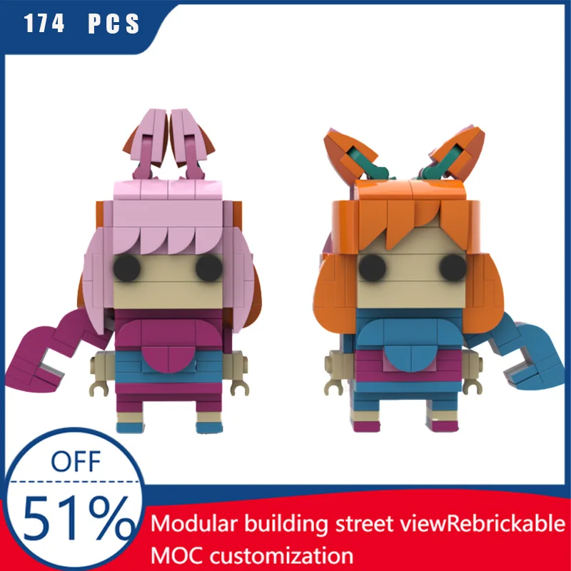 174 PCS MOC Famous Exquisite Small Character Brickheadz Building Block Model For Kids Diy Educational Assembly Toy Festival Gift
174 PCS MOC Famous Exquisite Small Character Brickheadz Building Block Model For Kids Diy Educational Assembly Toy Festival Gift