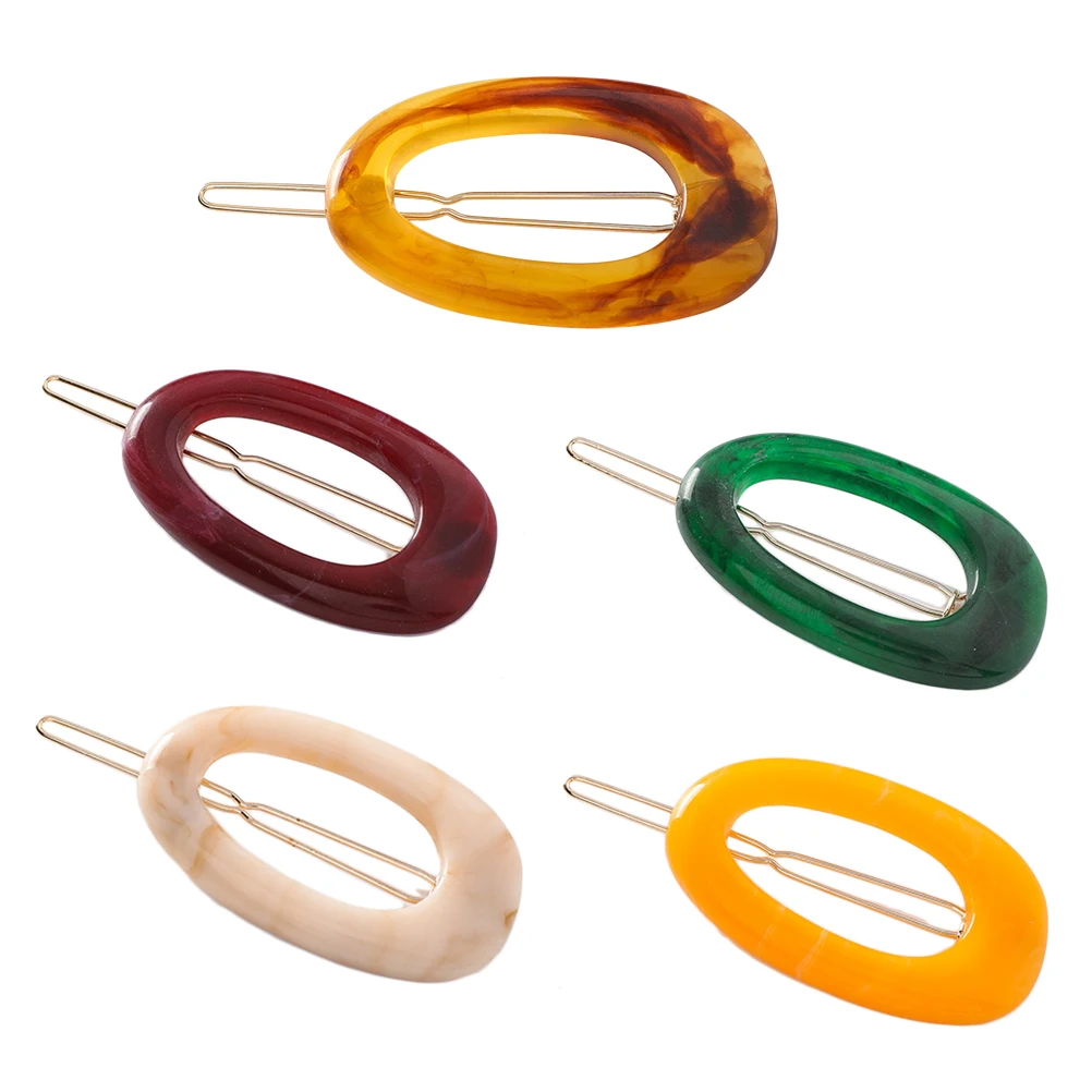 Oval Hair Clip Acrylic Barrettes Flat Clips for Girls Women Cute Bobby Pins Hair Accessories Wedding Party Daily Use
Oval Hair Clip Acrylic Barrettes Flat Clips for Girls Women Cute Bobby Pins Hair Accessories Wedding Party Daily Use