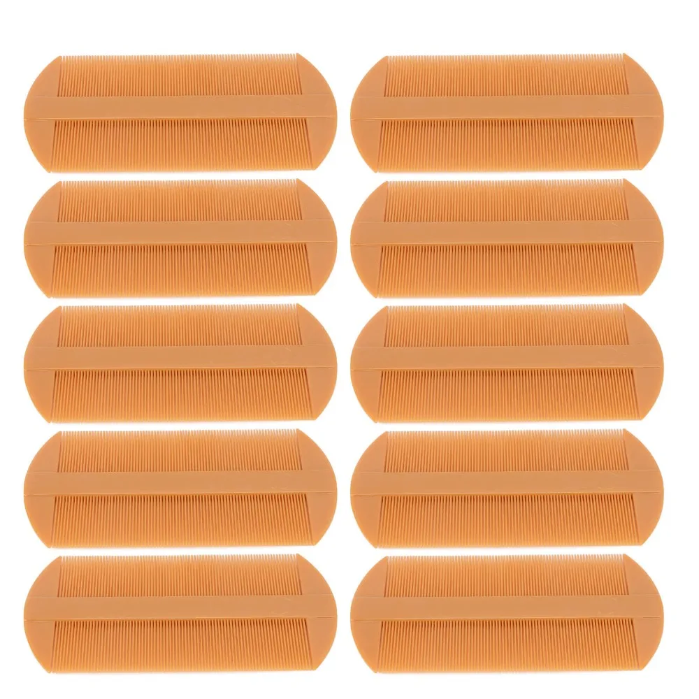 10pcs Double Sided Lice Comb Fine Toothed Reusable Lice Removal Comb Professional Slip Prevention Fine Tooth Comb Hair Grooming
10pcs Double Sided Lice Comb Fine Toothed Reusable Lice Removal Comb Professional Slip Prevention Fine Tooth Comb Hair Grooming